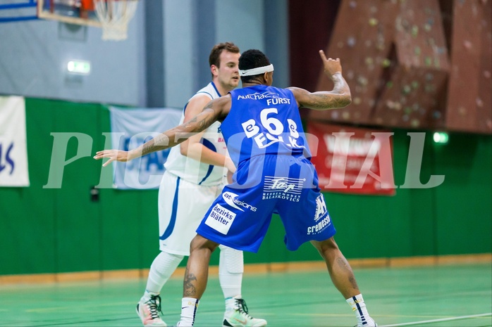 Basketball, ABL 2016/17, CUP 2.Runde, Blue Devils Wr. Neustadt, Oberwart Gunners, Sebastian Kunc (5), Derek Jackson Jr. (6)