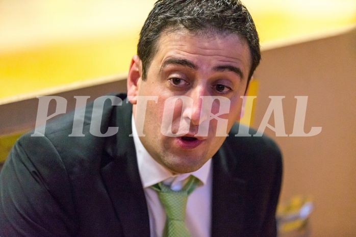 Basketball, 2.Bundesliga, Grunddurchgang 6.Runde, Mattersburg Rocks, Dornbirn Lions, Inaki Merino (Head Coach)