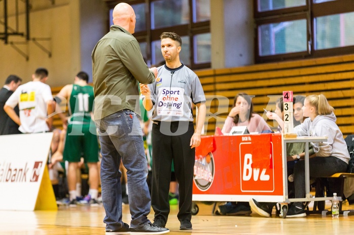 Basketball, 2.Bundesliga, Grunddurchgang 6.Runde, Mattersburg Rocks, Dornbirn Lions, Mike COFFIN (Headcoach)