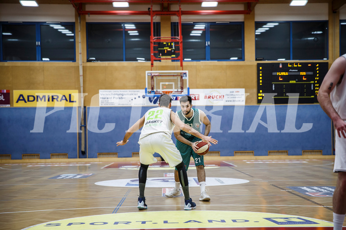 Basketball, Basketball Zweite Liga, Grunddurchgang 22.Runde, Basket Flames, KOS Celovec, Marin Sliskovic (21)