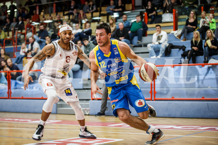 Basketball, Admiral Basketball Superliga 2019/20, Grunddurchgang 9.Runde, Traiskirchen Lions, SKN St. Pölten, Florian Trmal (12)