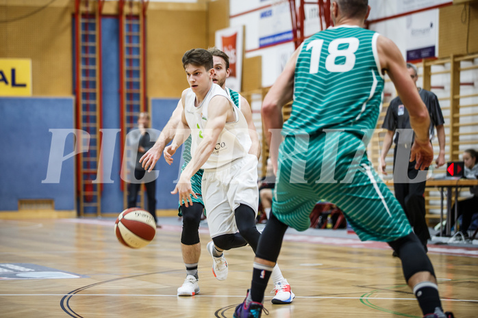 Basketball, Basketball Zweite Liga, Grunddurchgang 22.Runde, Basket Flames, KOS Celovec, David Wrumnig (2)