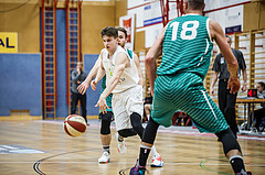 Basketball, Basketball Zweite Liga, Grunddurchgang 22.Runde, Basket Flames, KOS Celovec, David Wrumnig (2)