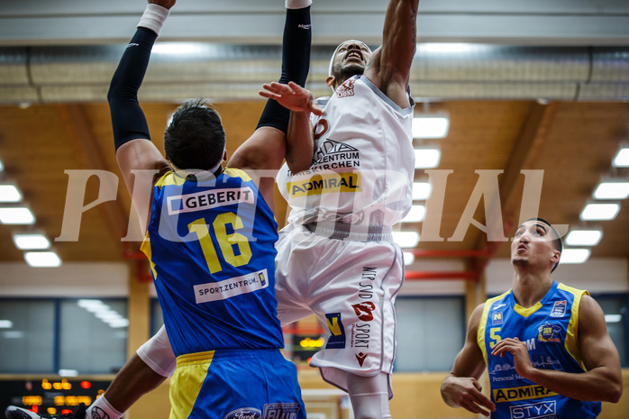 Basketball, Admiral Basketball Superliga 2019/20, Grunddurchgang 9.Runde, Traiskirchen Lions, SKN St. Pölten, Shawn L. Ray (6)