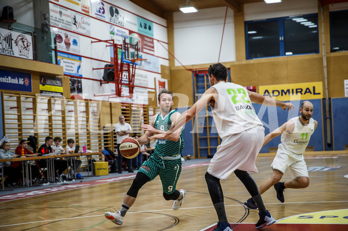 Basketball, Basketball Zweite Liga, Grunddurchgang 22.Runde, Basket Flames, KOS Celovec, Timon Ogris (9)