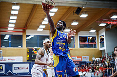 Basketball, Admiral Basketball Superliga 2019/20, Grunddurchgang 9.Runde, Traiskirchen Lions, SKN St. Pölten, Klevin Lewis (1)