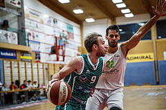 Basketball, Basketball Zweite Liga, Grunddurchgang 22.Runde, Basket Flames, KOS Celovec, Timon Ogris (9)