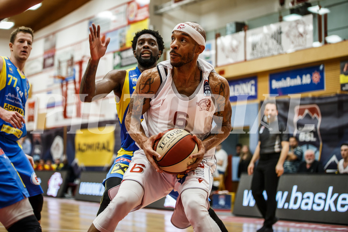 Basketball, Admiral Basketball Superliga 2019/20, Grunddurchgang 9.Runde, Traiskirchen Lions, SKN St. Pölten, Shawn L. Ray (6)