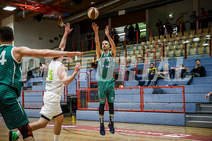Basketball, Basketball Zweite Liga, Grunddurchgang 22.Runde, Basket Flames, KOS Celovec, Ales Primc (18)