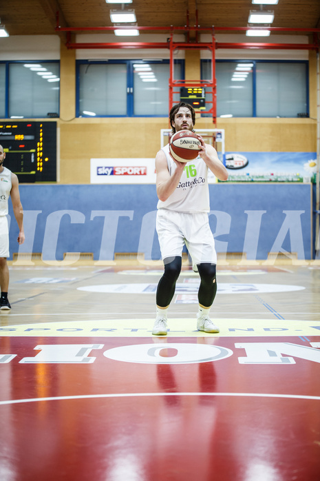 Basketball, Basketball Zweite Liga, Grunddurchgang 22.Runde, Basket Flames, KOS Celovec, Ben Seipt (16)