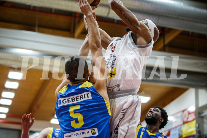 Basketball, Admiral Basketball Superliga 2019/20, Grunddurchgang 9.Runde, Traiskirchen Lions, SKN St. Pölten, Shawn L. Ray (6)