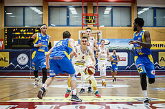 Basketball, Admiral Basketball Superliga 2019/20, Grunddurchgang 9.Runde, Traiskirchen Lions, SKN St. Pölten, Sebastian Lesny (4)
