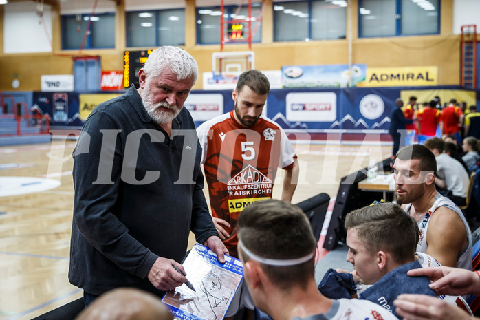 Basketball, Admiral Basketball Superliga 2019/20, Grunddurchgang 9.Runde, Traiskirchen Lions, SKN St. Pölten, Zoran Kostic (Head Coach)