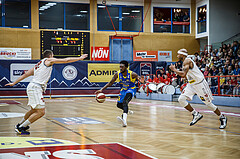 Basketball, Admiral Basketball Superliga 2019/20, Grunddurchgang 9.Runde, Traiskirchen Lions, SKN St. Pölten, Klevin Lewis (1)