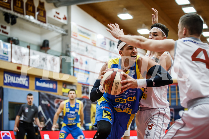 Basketball, Admiral Basketball Superliga 2019/20, Grunddurchgang 9.Runde, Traiskirchen Lions, SKN St. Pölten, Marko Kolaric (16)