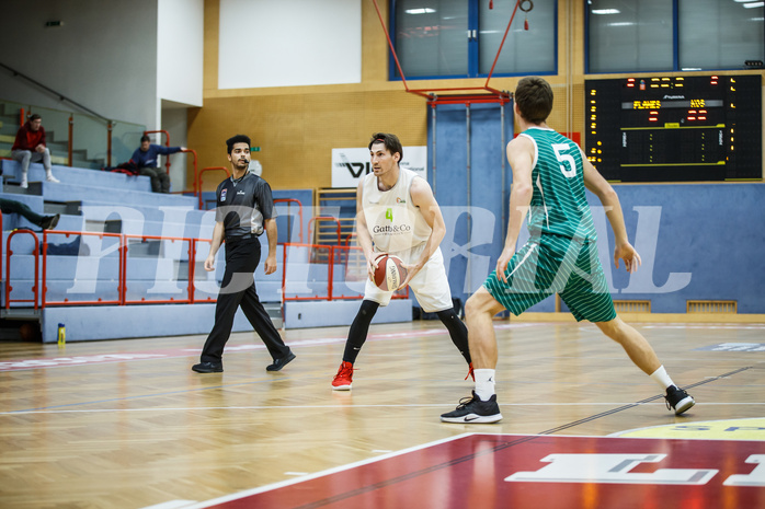 Basketball, Basketball Zweite Liga, Grunddurchgang 22.Runde, Basket Flames, KOS Celovec, Michael Diesner (4)