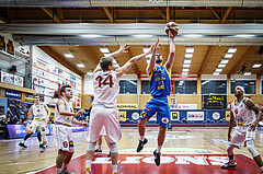 Basketball, Admiral Basketball Superliga 2019/20, Grunddurchgang 9.Runde, Traiskirchen Lions, SKN St. Pölten, Jakob Wonisch (17)