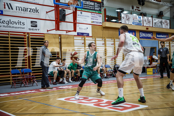 Basketball, Basketball Zweite Liga, Grunddurchgang 22.Runde, Basket Flames, KOS Celovec, Timon Ogris (9)