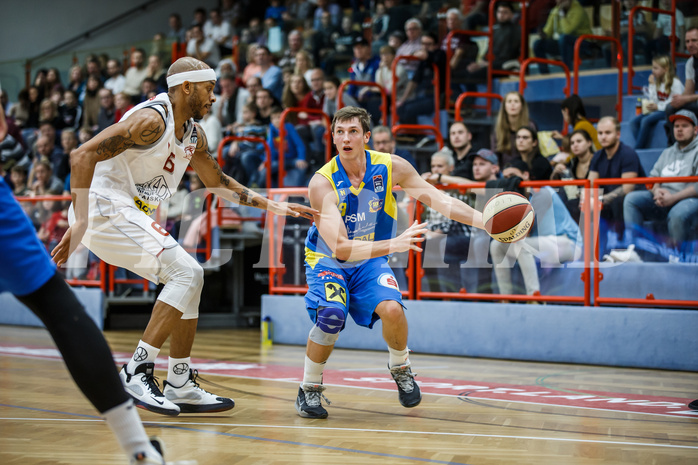 Basketball, Admiral Basketball Superliga 2019/20, Grunddurchgang 9.Runde, Traiskirchen Lions, SKN St. Pölten, Roman Jagsch (9)