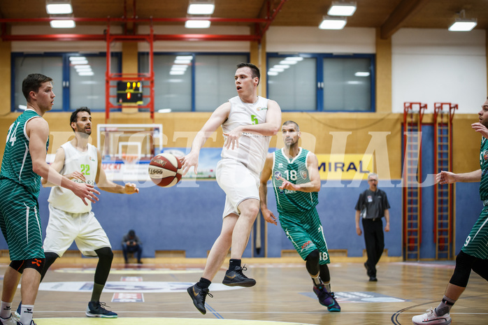 Basketball, Basketball Zweite Liga, Grunddurchgang 22.Runde, Basket Flames, KOS Celovec, Stefan Obermann (5)