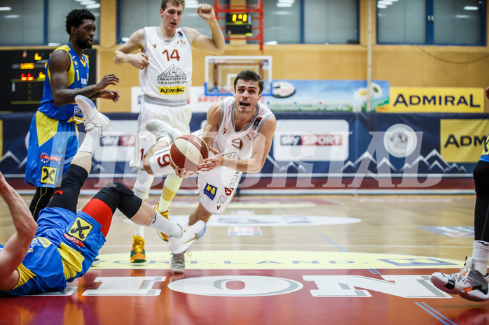 Basketball, Admiral Basketball Superliga 2019/20, Grunddurchgang 9.Runde, Traiskirchen Lions, SKN St. Pölten, Paul Isbetcherian (9)