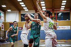 Basketball, Basketball Zweite Liga, Grunddurchgang 22.Runde, Basket Flames, KOS Celovec, Lovro Fizuleto (14)