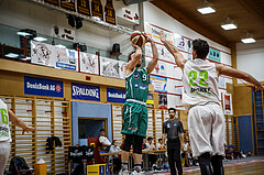 Basketball, Basketball Zweite Liga, Grunddurchgang 22.Runde, Basket Flames, KOS Celovec, Timon Ogris (9)