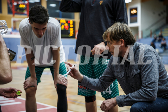 Basketball, Basketball Zweite Liga, Grunddurchgang 22.Runde, Basket Flames, KOS Celovec, Igor Pucko (Head Coach)