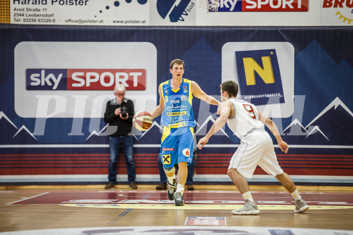 Basketball, Admiral Basketball Superliga 2019/20, Grunddurchgang 9.Runde, Traiskirchen Lions, SKN St. Pölten, Roman Jagsch (9)