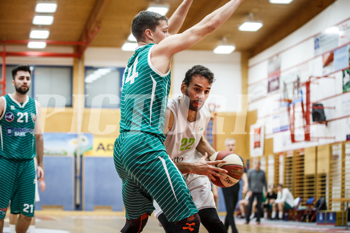 Basketball, Basketball Zweite Liga, Grunddurchgang 22.Runde, Basket Flames, KOS Celovec, Fabricio Vay (22)