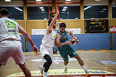 Basketball, Basketball Zweite Liga, Grunddurchgang 22.Runde, Basket Flames, KOS Celovec, Marin Sliskovic (21)