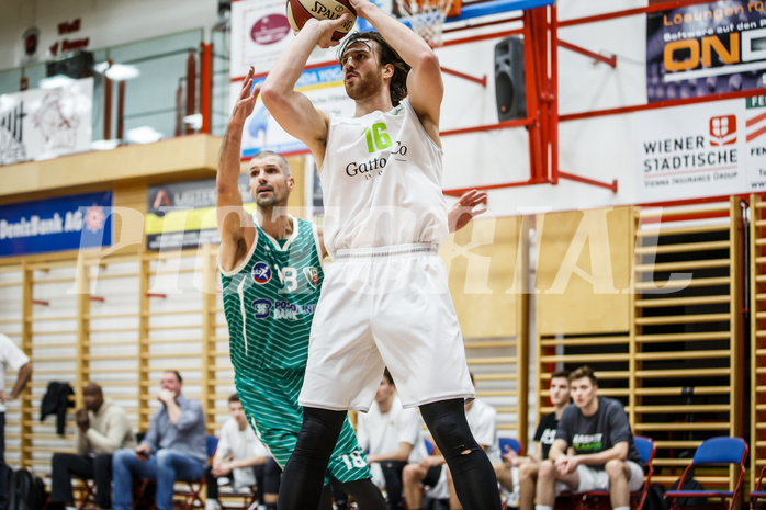 Basketball, Basketball Zweite Liga, Grunddurchgang 22.Runde, Basket Flames, KOS Celovec, Ben Seipt (16)