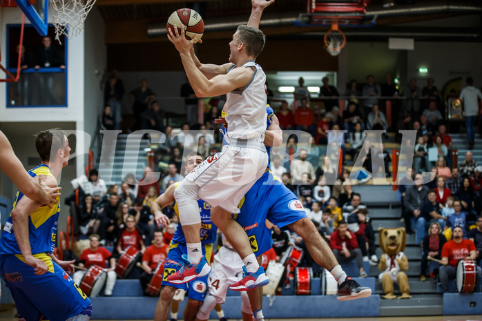 Basketball, Admiral Basketball Superliga 2019/20, Grunddurchgang 9.Runde, Traiskirchen Lions, SKN St. Pölten, Sebastian Lesny (4)