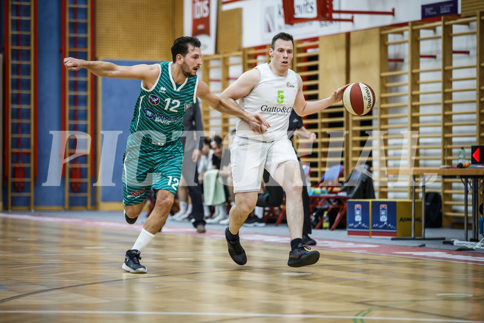 Basketball, Basketball Zweite Liga, Grunddurchgang 22.Runde, Basket Flames, KOS Celovec, Stefan Obermann (5)