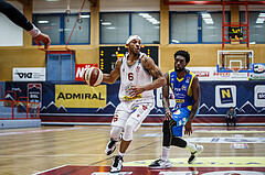 Basketball, Admiral Basketball Superliga 2019/20, Grunddurchgang 9.Runde, Traiskirchen Lions, SKN St. Pölten, Shawn L. Ray (6)