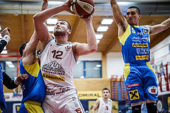 Basketball, Admiral Basketball Superliga 2019/20, Grunddurchgang 9.Runde, Traiskirchen Lions, SKN St. Pölten, Matija Radanovic (12)