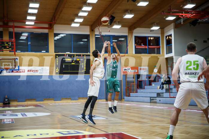 Basketball, Basketball Zweite Liga, Grunddurchgang 22.Runde, Basket Flames, KOS Celovec, Tiso Cvitkovic (12)
