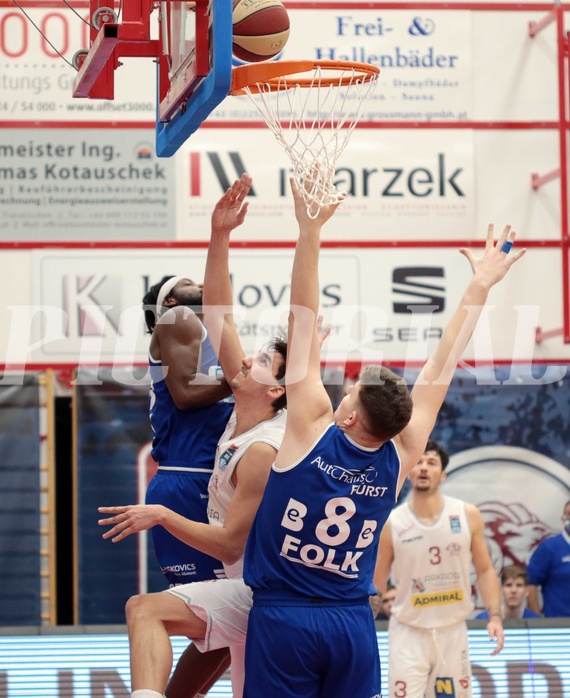 Basketball Superliga 2020/21,  Grunddurchgang 9.Runde, Traiskirchen Lions vs. Oberwart Gunners