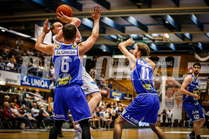 Basketball, bet-at-home Basketball Superliga 2021/22, bet-at-home Supercup , Gmunden Swans, Oberwart Gunners, 