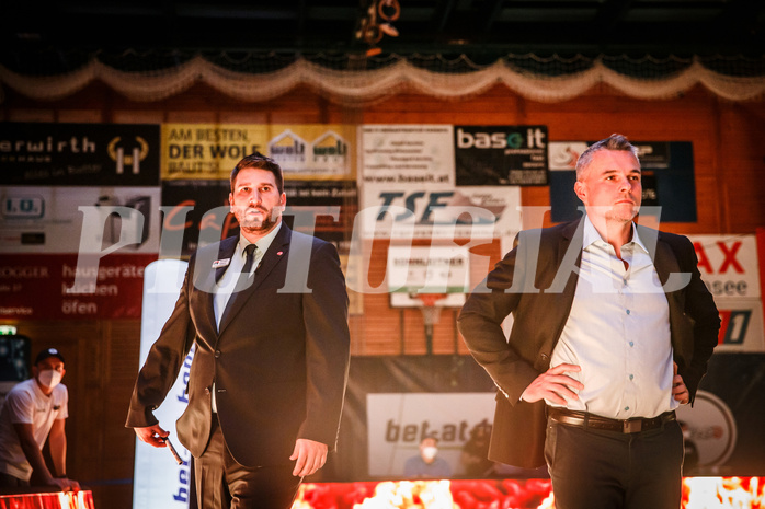 Basketball, bet-at-home Basketball Superliga 2021/22, bet-at-home Supercup , Gmunden Swans, Oberwart Gunners, 
