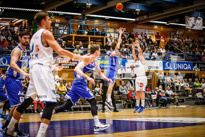 Basketball, bet-at-home Basketball Superliga 2021/22, bet-at-home Supercup , Gmunden Swans, Oberwart Gunners, 