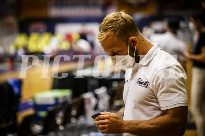 Basketball, bet-at-home Basketball Superliga 2021/22, bet-at-home Supercup , Gmunden Swans, Oberwart Gunners, 