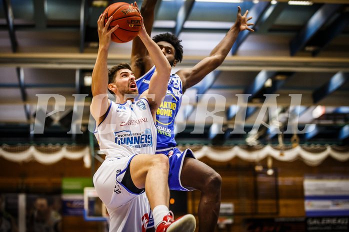 Basketball, bet-at-home Basketball Superliga 2021/22, bet-at-home Supercup , Gmunden Swans, Oberwart Gunners, 