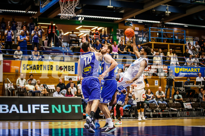 Basketball, bet-at-home Basketball Superliga 2021/22, bet-at-home Supercup , Gmunden Swans, Oberwart Gunners, 