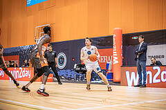 Basketball, Win2Day Superliga 2022/23, Grunddurchgang 13.Runde, Vienna Timberwolves, BK IMMOunited Dukes, Jonas John (99)