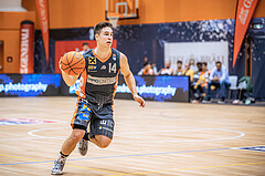 Basketball, Win2Day Superliga 2022/23, Grunddurchgang 13.Runde, Vienna Timberwolves, BK IMMOunited Dukes, Valentin Bauer (14)