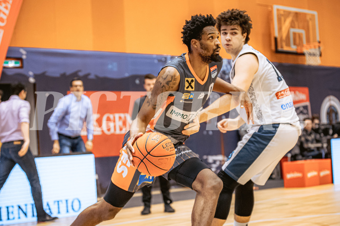 Basketball, Win2Day Superliga 2022/23, Grunddurchgang 13.Runde, Vienna Timberwolves, BK IMMOunited Dukes, Kevin Bracy-Davies (0)