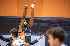 Basketball, Win2Day Superliga 2022/23, Grunddurchgang 13.Runde, Vienna Timberwolves, BK IMMOunited Dukes, Kevin Bracy-Davies (0)