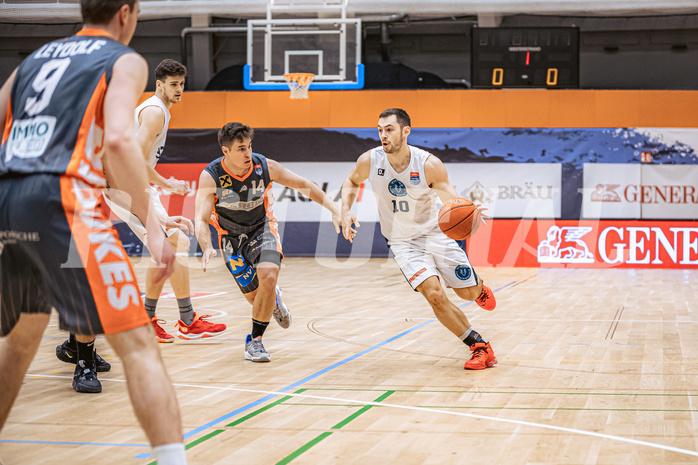 Basketball, Win2Day Superliga 2022/23, Grunddurchgang 13.Runde, Vienna Timberwolves, BK IMMOunited Dukes, Jakob Szkutta (10)