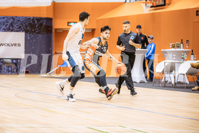 Basketball, Win2Day Superliga 2022/23, Grunddurchgang 13.Runde, Vienna Timberwolves, BK IMMOunited Dukes, Julian Alper (15)